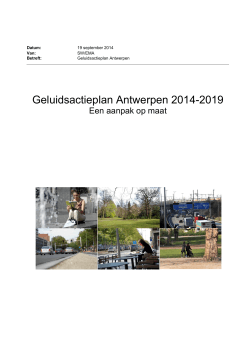 Geluidsactieplan ( pdf , 2.76 MB) - EcoHuis Antwerpen