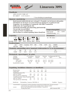 Download produktinformatieblad Limarosta 309S