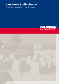 Handboek agrarische bouw