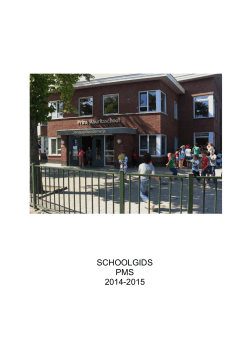 Schoolgids 2014 - 2015