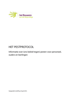 HET PESTPROTOCOL