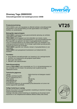 Diversey Tego 2000&reg;&reg;&reg;&reg;
