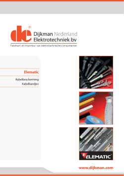 Download specificaties - Dijkman Elektrotechniek bv