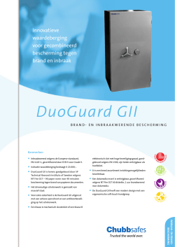 Brochure Lips Chubbdsafes DuoGuard GII
