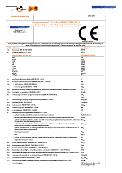 iQ recycling - 6.2.4 Prestatieverklaring