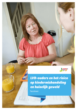 LVB-ouders en het risico op kindermishandeling en huiselijk
