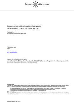 Economischegroei - Research portal