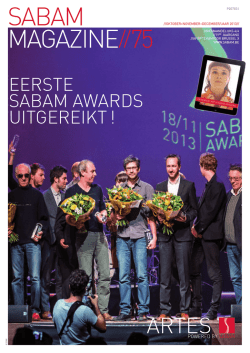 EERSTE SABAM AWARDS UITGEREIKT!
