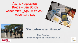 Avans Hogeschool Breda – Den Bosch Academies ((A)AFM