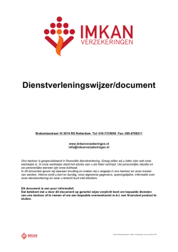 DVD - Imkan verzekeringen