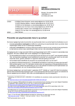 Intern document - vvkso