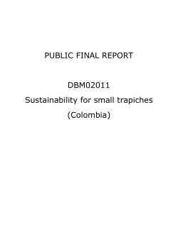 Public final report DBM 02011 - Colombia