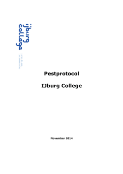 Pestprotocol IJburg College