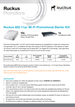 Promo Ruckus 802 11ac Starter Kit
