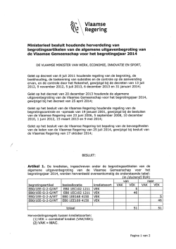 Herverdeling m.b.t. programma EE (407 kB)