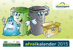 afvalkalender 2015 - Gemeente Alveringem