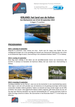 IERLAND: het land van de Kelten - Markant inter