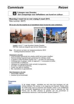 Dresden 2015 - VRIENDENKRING SIDMAR