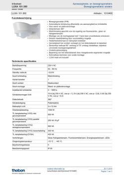 Infosheet - LUXA 101-360