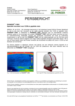 PIONEER 11B91 - Speciale inoculant voor CCM en geplette mais