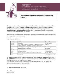 Rozenerf bvba/Roose Kristof - Gemeente Langemark
