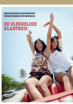 De Vlekkeloze Klantreis (interview in Customer Contact Magazine