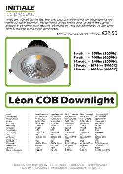 Léon COB Downlight - Initiale Led Products