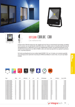 Integra EVOLVE COB productblad