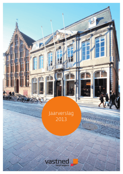 het jaarverslag 2013 - Vastned Retail Belgium
