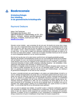 recensie door Raymond Dedeyne