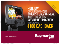 Doe mee met de Raymarine actie. klik hier