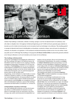 Download Biography - Architectuurcentrale Thijs Asselbergs