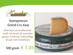 Stompetoren Grand-Cru Kaas 500 gram € 7,45