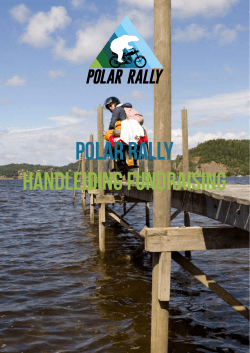 polar rally handleiding fundraising | 1