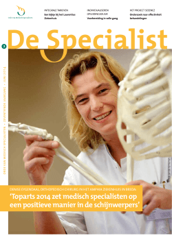 De Specialist - nummer 2 - juni 2014