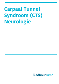 Carpaal Tunnel Syndroom (CTS) Neurologie