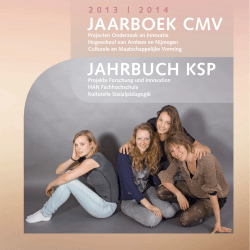 Jaarboek CMV 2013-2014 - Hogeschool van Arnhem en Nijmegen