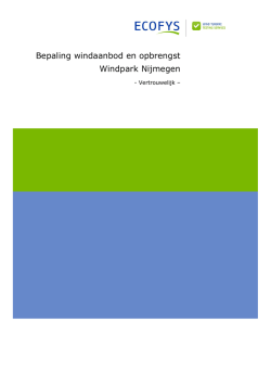 eindrapportage windmetingen