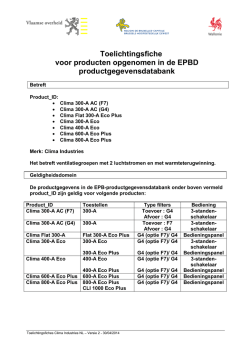 Fiche - EPBD