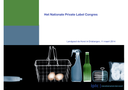 Internationale ontwikkelingen rondom het private label