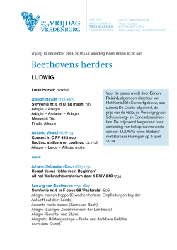 Beethovens herders - TivoliVredenburg