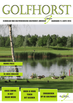 Clubblad Golfhorst Lente 2014