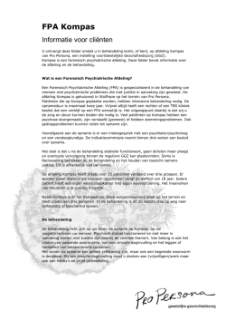 Informatiefolder FPA Kompas