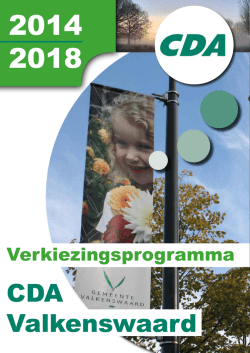 Download het verkiezingsprogramma