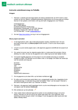 handleiding voor de onderzoeker