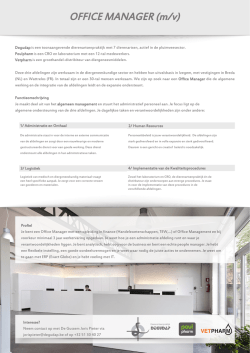 OFFICE MANAGER (m/v)