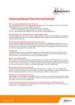 Informatiekaart beschermd wonen
