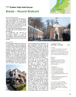 Breda – Noord-Brabant - Senior Vakantie Plan