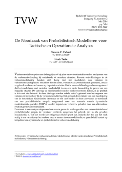 download dit artikel - Tijdschrift Vervoerswetenschap