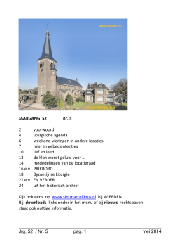 St.Jansklok 2014 nr. 5 - Sint Marcellinus parochie